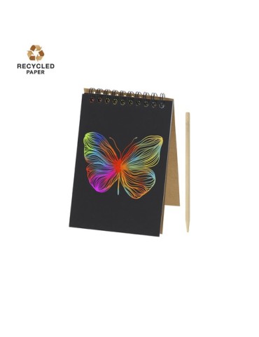 Cahier publicitaire personnalisé Madguire Matières : carton recyclé Couleurs : naturel 2