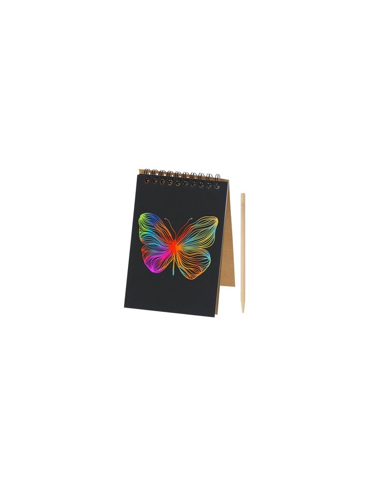 Cahier publicitaire personnalisé Madguire Matières : carton recyclé Couleurs : naturel cadeau entreprise pas cher