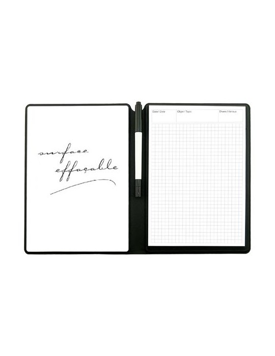 Carnet publicitaire personnalisé PALERME Couleurs : noir Grammage papier : 70 g/m² Matières : papier (FSC)