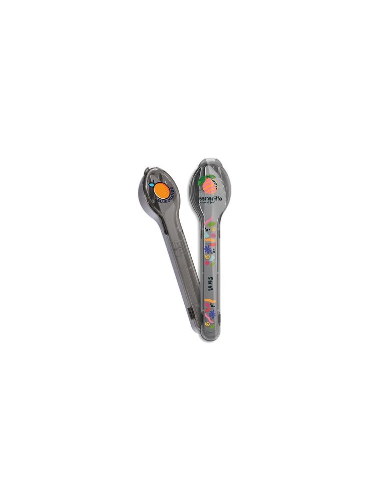Set de 3 couverts en inox s dans boîtier rigide - objet publicitaire cadeau entreprise pas cher