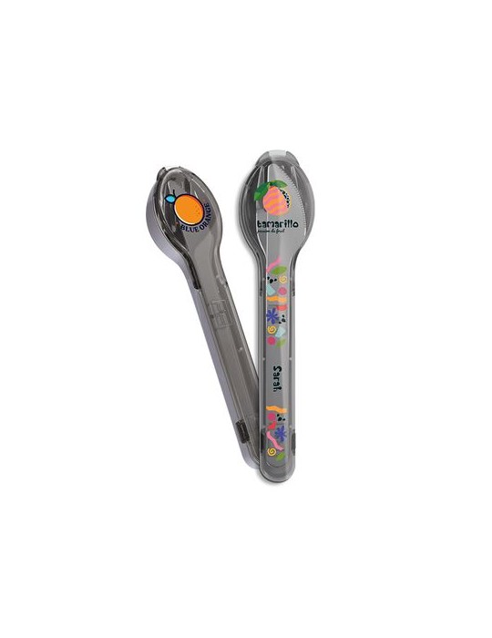 Set de 3 couverts en inox s dans boîtier rigide - objet publicitaire cadeau entreprise pas cher