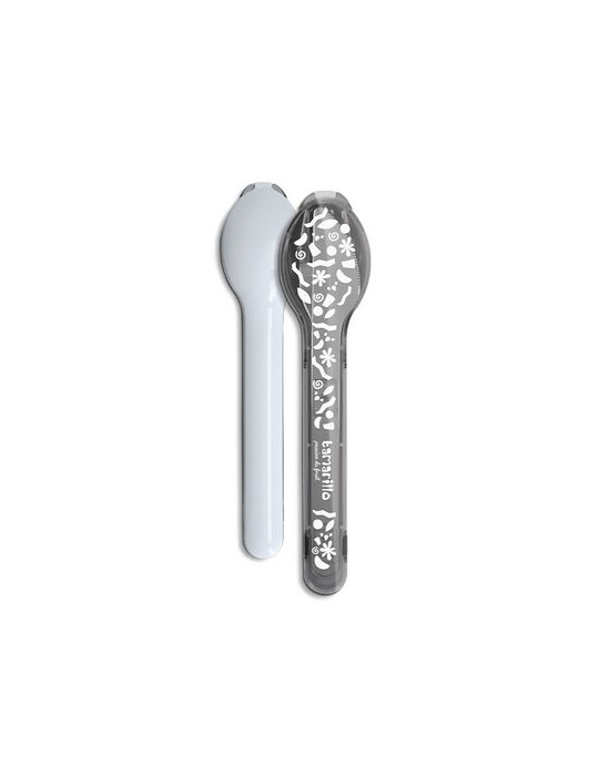 Set de 3 couverts en inox s dans boîtier rigide - objet publicitaire goodies publicitaire événementiel