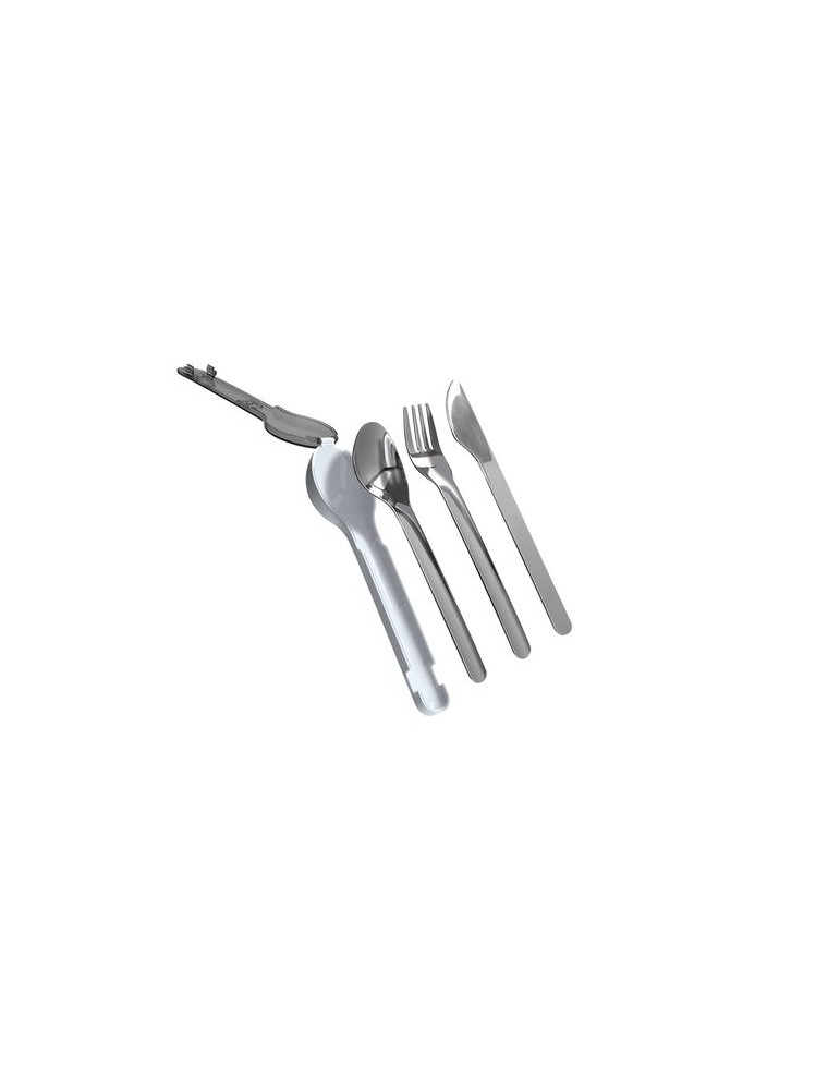 Set de 3 couverts en inox dans boîtier rigide - objet publicitaire