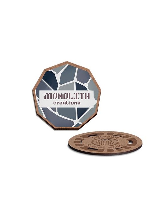 Sous-verre publicitaire personnalisé en MDF épaisseur 3mm, format 100 cm² - MAXI cadeau entreprise pas cher