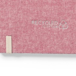 Bloc Notes Éco-responsable Personnalisé pas cher - Chancy Matières : coton recyclé Couleurs : naturel cadeau client original