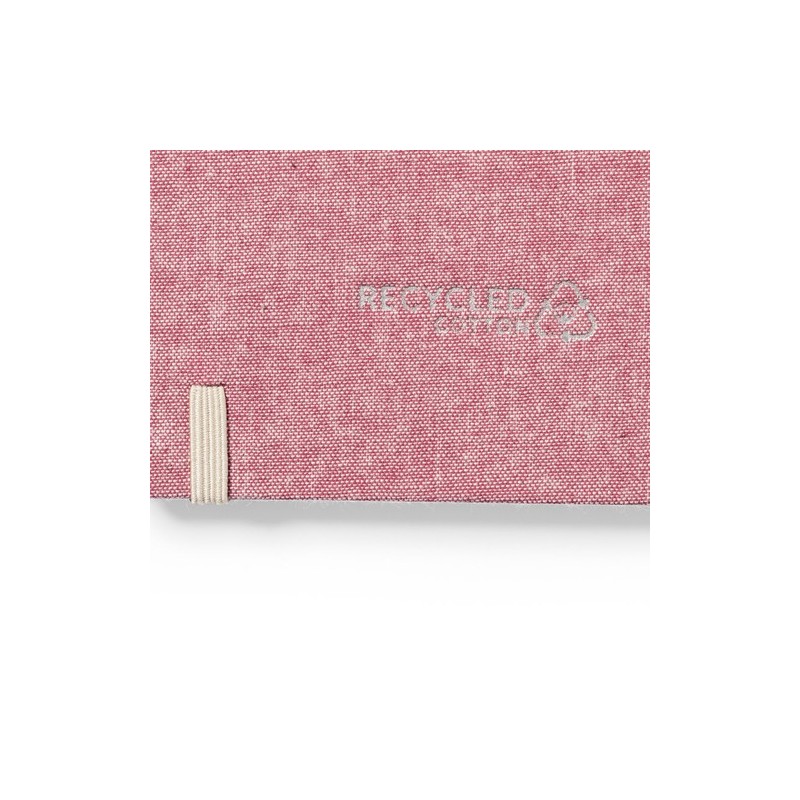 Bloc Notes Éco-responsable Personnalisé pas cher - Chancy Matières : coton recyclé Couleurs : naturel cadeau client original