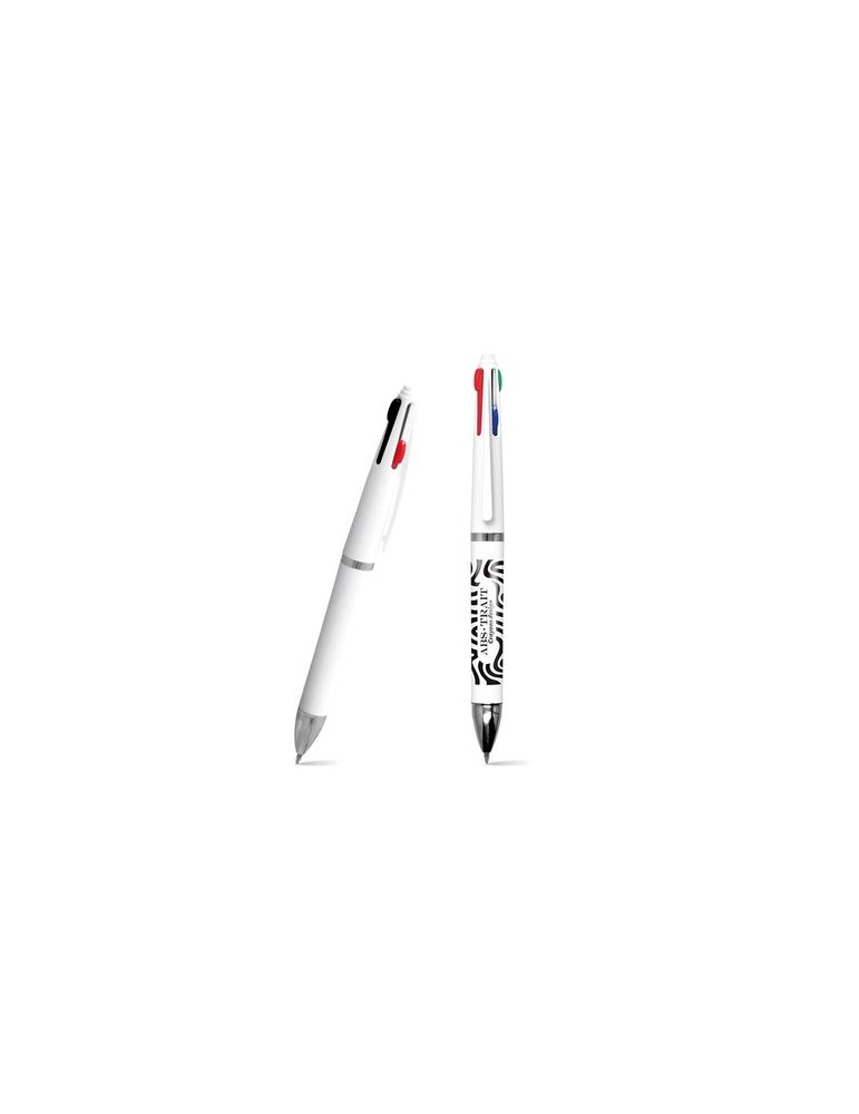 Stylo bille 4 couleurs personnalisé - objet publicitaire