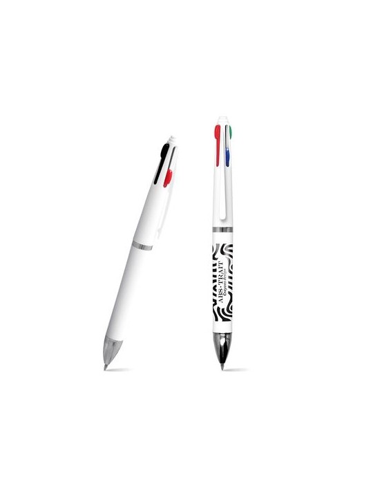 Stylo bille 4 couleurs personnalisé - objet publicitaire