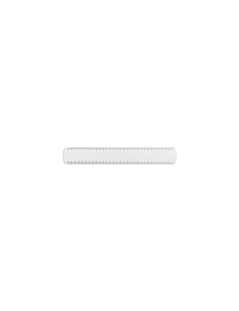 Règle transparente en plastique SAN de 30 cm - objet publicitaire personnalisable avec votre logo