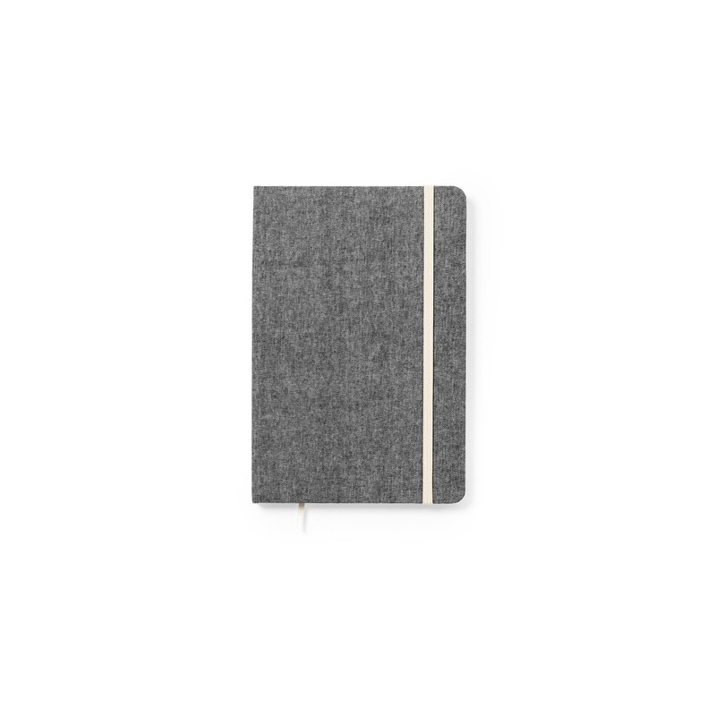 Bloc Notes Éco-responsable Personnalisé pas cher - Chancy Matières : coton recyclé Couleurs : naturel cadeau collaborateur premi