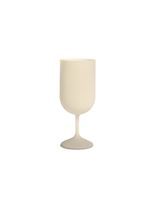 Verre à pied réutilisable  en bio-composite 18 cl Ras Bord personnalisable avec votre logo