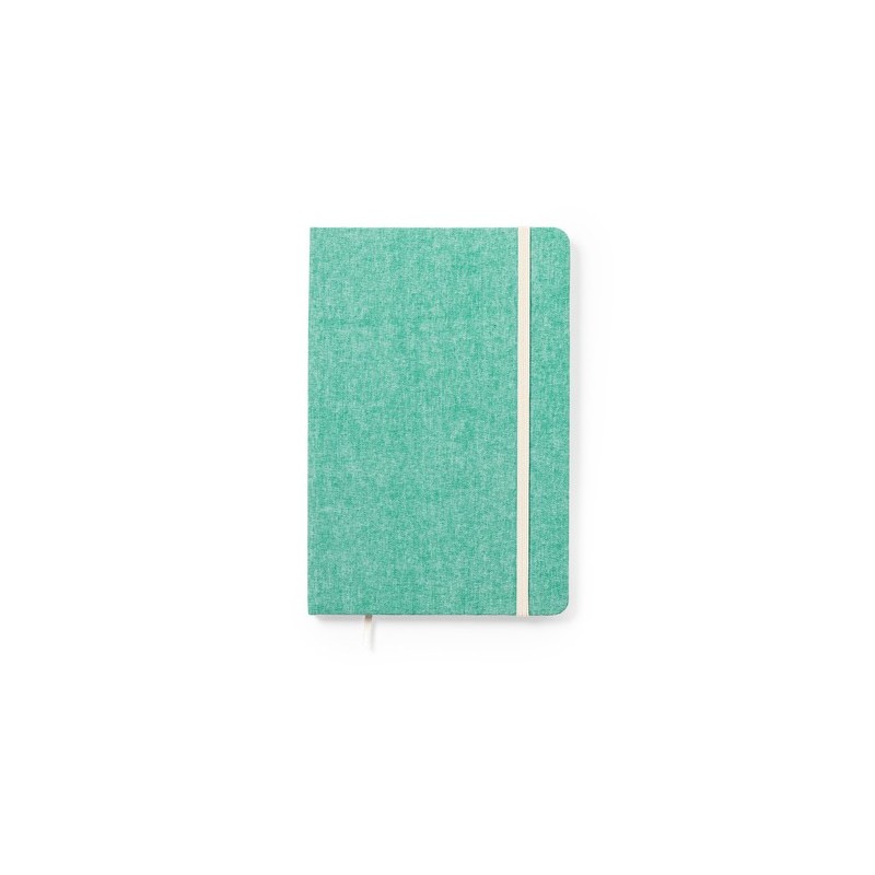 Bloc Notes Éco-responsable Personnalisé pas cher - Chancy Matières : coton recyclé Couleurs : naturel goodies personnalisé en st