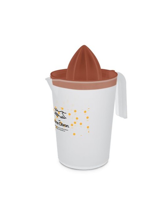 Set pichet pot 110 cl ras bord avec presse-agrumes - objet publicitaire