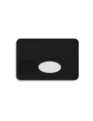 Protège carte de crédit en matière recyclée avec blindage anti RFID - objet publicitaire 2