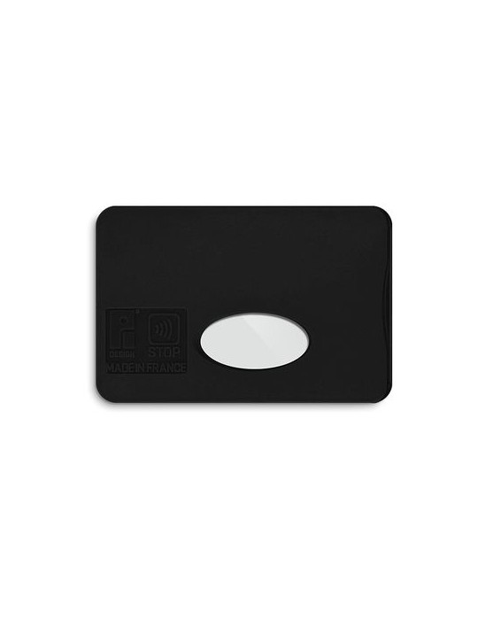 Protège carte de crédit en matière recyclée avec blindage anti RFID - objet publicitaire