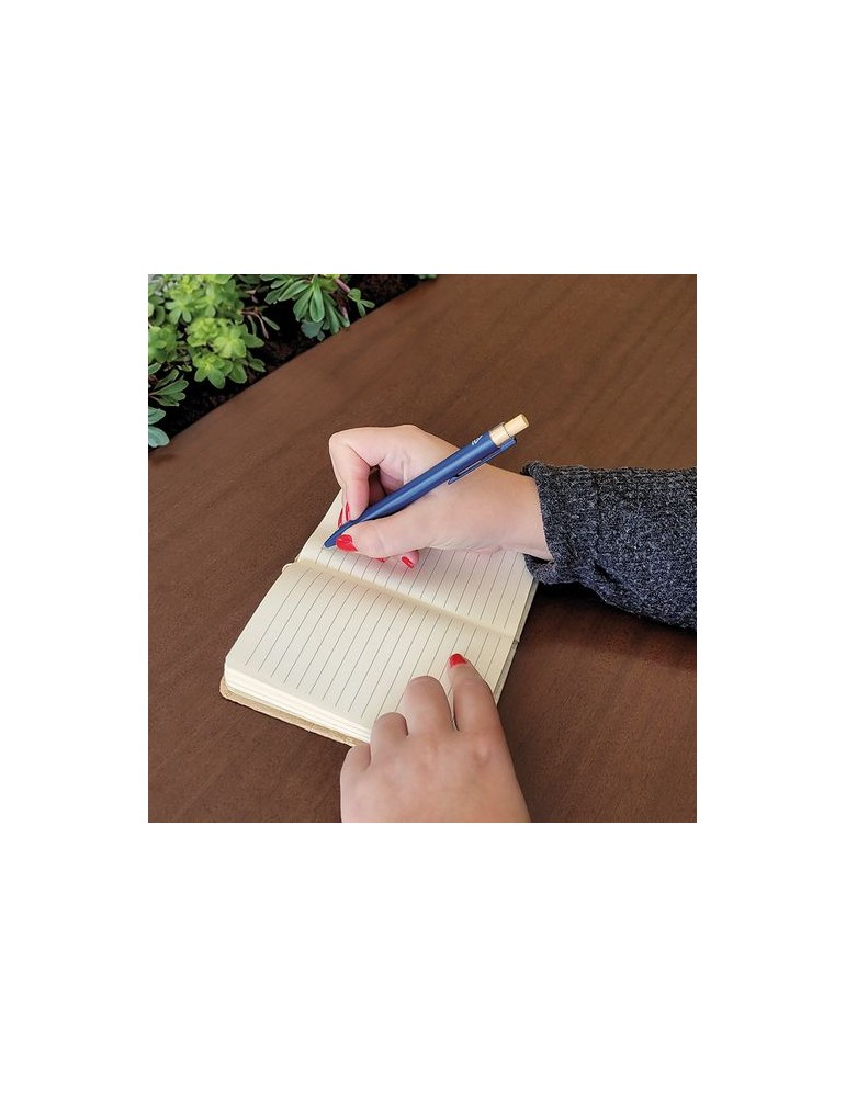 Carnet de poche couverture coton et fibres de bambou - objet publicitaire