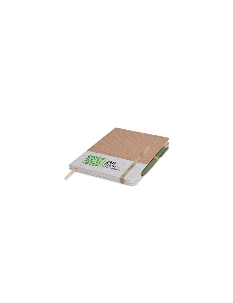 Carnet A5 couverture coton et fibres de bambou - objet publicitaire