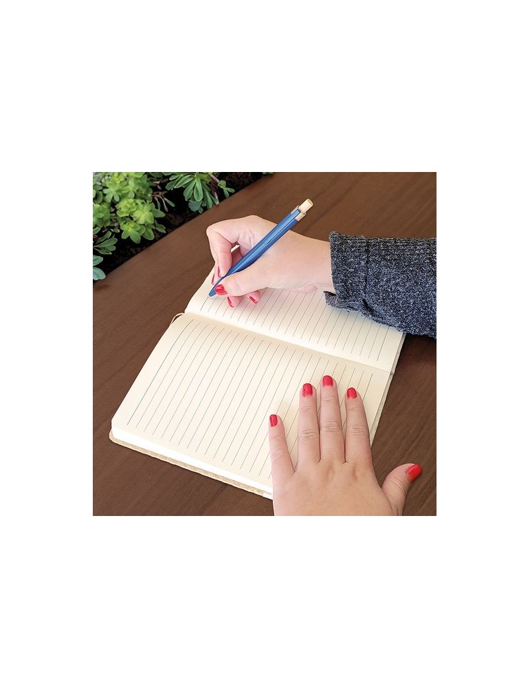 Carnet A5  en coton et fibres de bambou - CARNET marquage laser ultra précis
