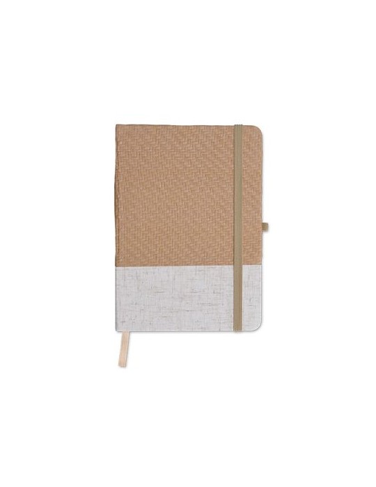 Carnet B6 couverture coton et fibres de bambou - objet publicitaire
