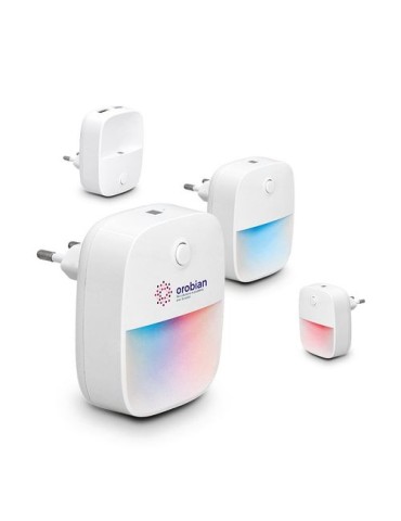 Lampe veilleuse automatique  avec chargeur 2 USB - LAMPE