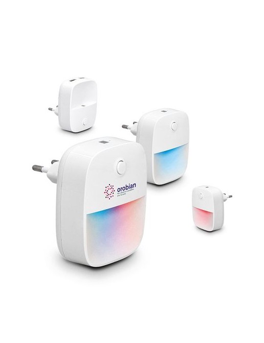 Lampe veilleuse automatique  avec chargeur 2 USB - LAMPE