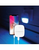 Lampe veilleuse automatique  avec chargeur 2 USB - LAMPE goodies publicitaire événementiel