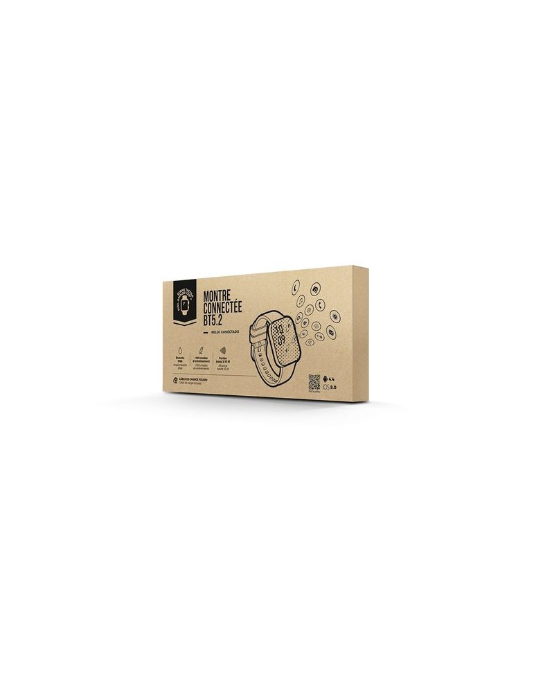 Montre connectée étanche avec écran AMOLED 1,85 - objet publicitaire impression haute définition