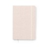Bloc Notes Éco-responsable Personnalisé pas cher - Chancy Matières : coton recyclé Couleurs : rouge objet promo petit budget