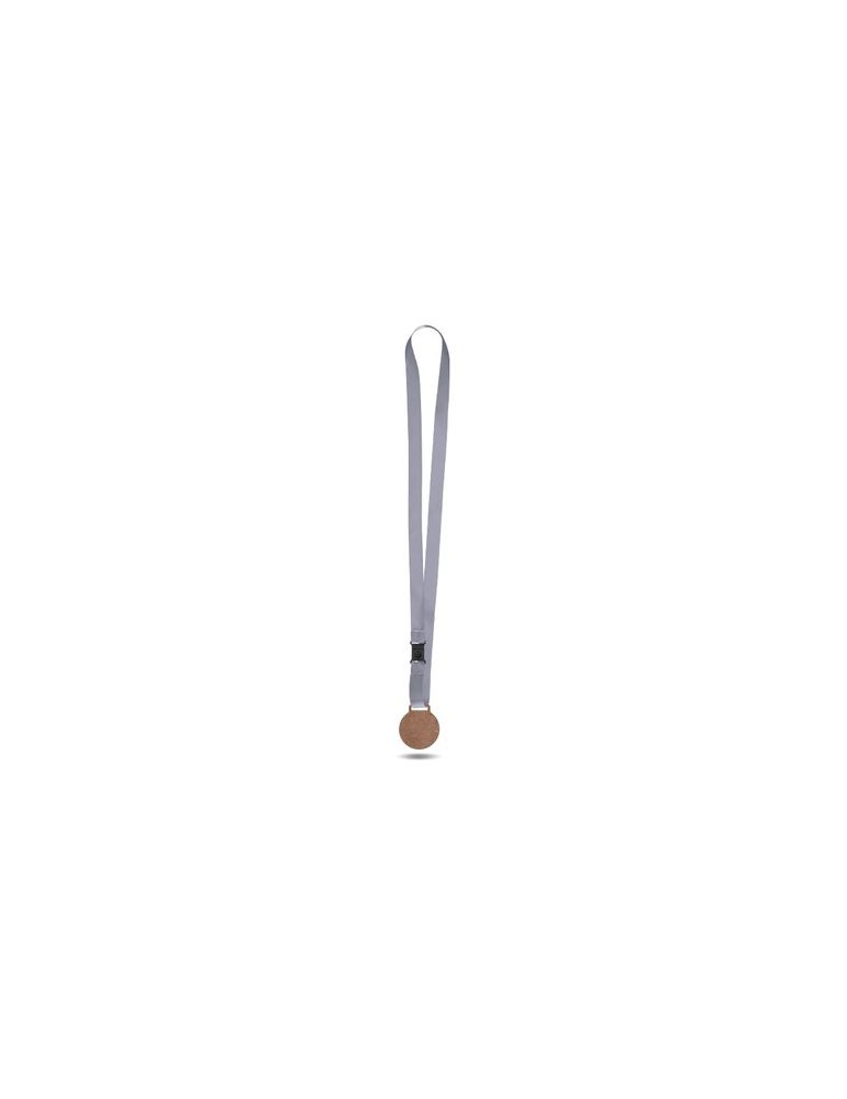 Médaille MDF ép 3 mm maxi 30 cm² avec cordon satin - objet publicitaire
