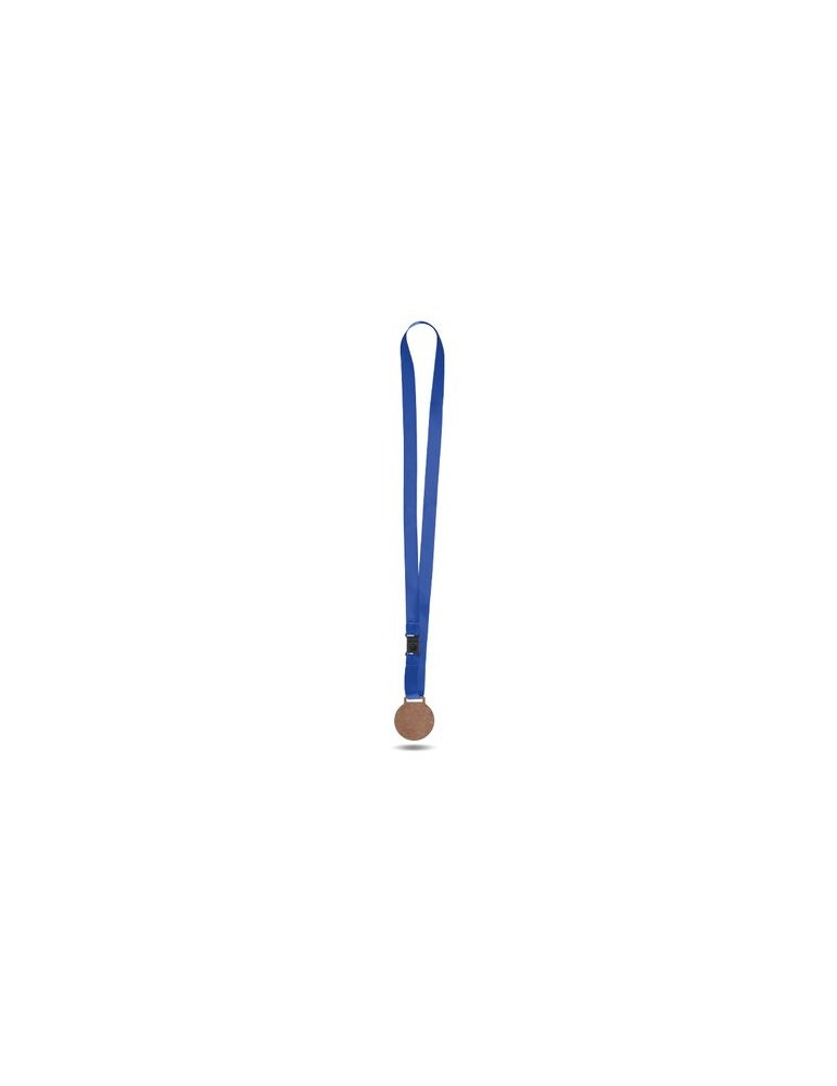 Médaille MDF ép 3 mm maxi 30 cm² avec cordon satin - objet publicitaire