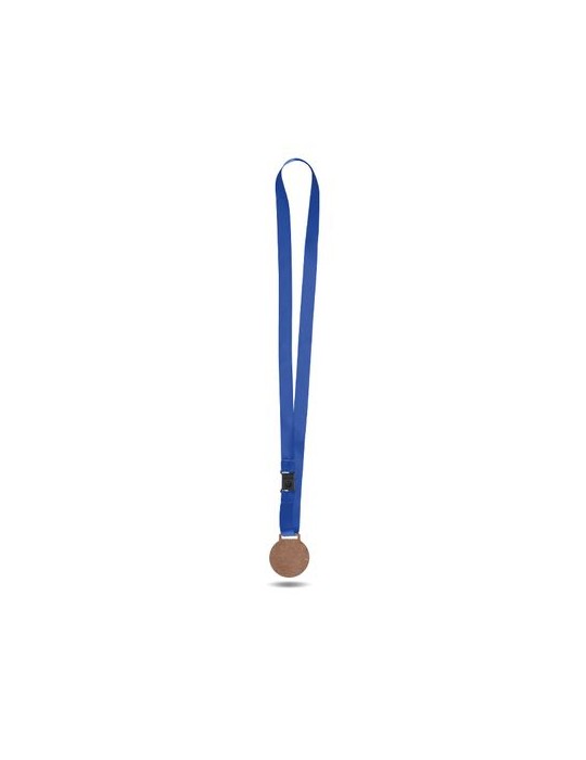 Médaille MDF ép 3 mm maxi 30 cm² avec cordon satin - objet publicitaire