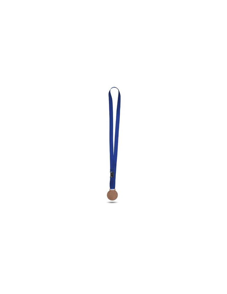 Médailles publicitaires MDF 3 mm maxi 30 cm² avec cordon satin - MAXI objet publicitaire robuste