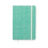 Bloc Notes Éco-responsable Personnalisé pas cher - Chancy Matières : coton recyclé Couleurs : bleu cadeau affaires élégant