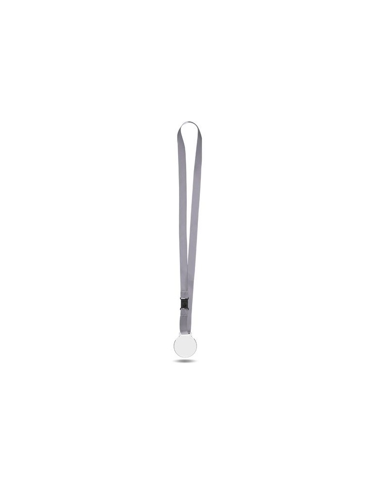 Médailles publicitaires en plastique (PMMA) épaisseur 3 mm et surface maximale 30 cm² avec cordon satin - Médaille impression lo