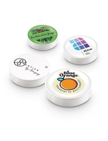 Magnet rond Ø43 mm - aimant puissant, support de plan - objet publicitaire