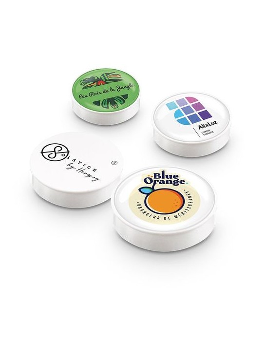 Magnet rond Ø43 mm - aimant puissant, support de plan - objet publicitaire