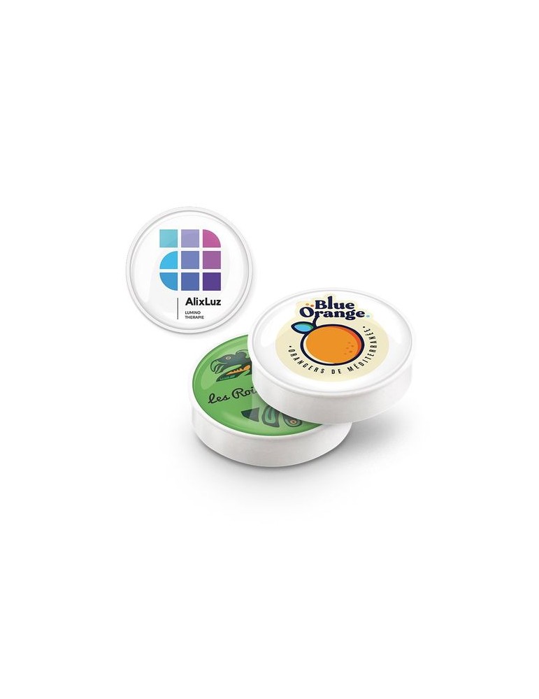 Magnet rond Ø43 mm - aimant puissant, support de plan - objet publicitaire