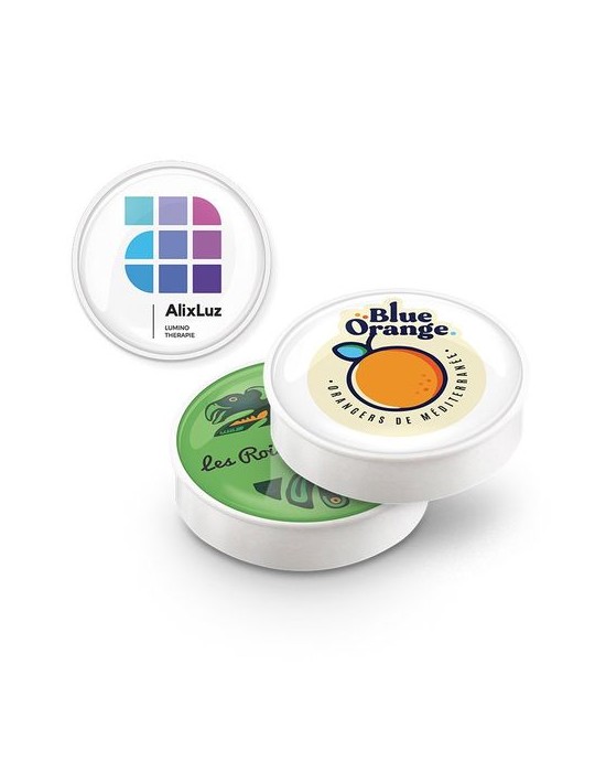 Magnet rond Ø43 mm - aimant puissant, support de plan - objet publicitaire