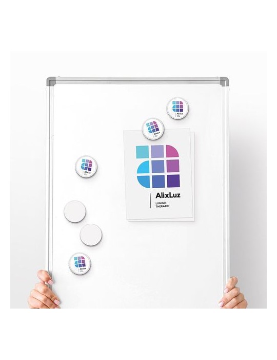 Magnet rond Ø43 mm - aimant puissant, support de plan - objet publicitaire