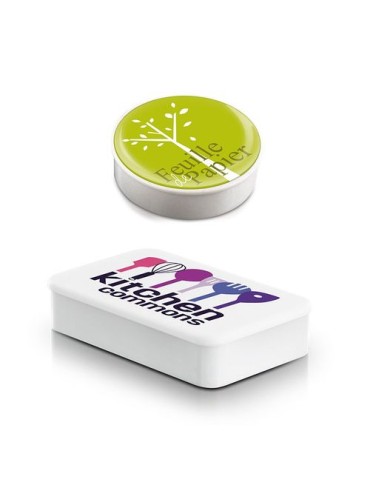 Magnet rectangle 55x34 mm - aimant puissant, support de plan - objet publicitaire 2