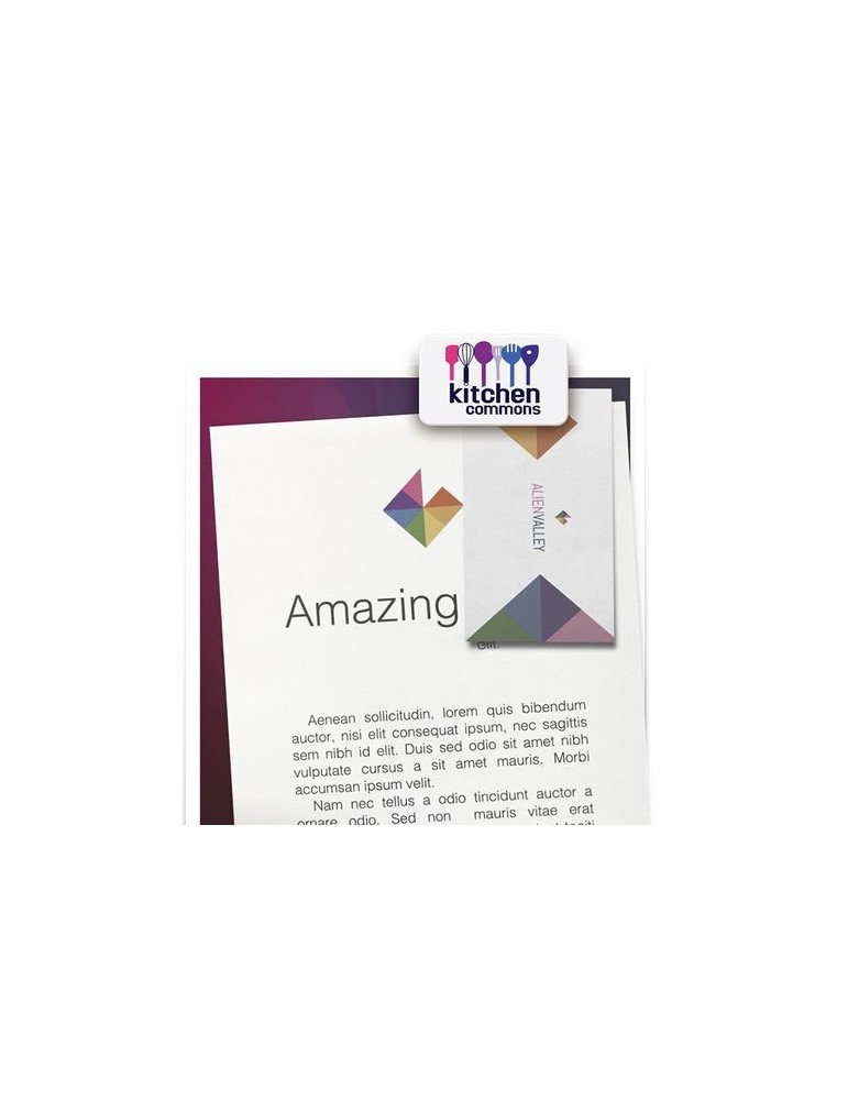 Magnet rectangle 55x34 mm - aimant puissant, support de plan - objet publicitaire