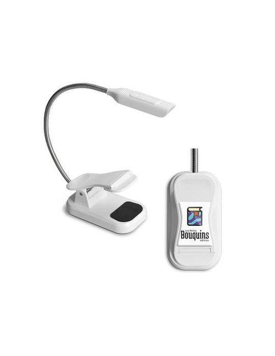 Lampe de lecture avec spot à pince flexible - objet publicitaire