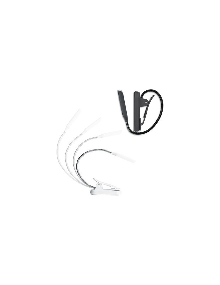 Lampe flexible à pince pour lecture - objet publicitaire cadeau collaborateur premium