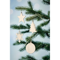 Décoration Flocon en Bois - Élégance et Originalité