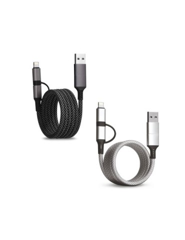 Câble de charge 6 en 1 à enroulement magnétique - objet publicitaire 2