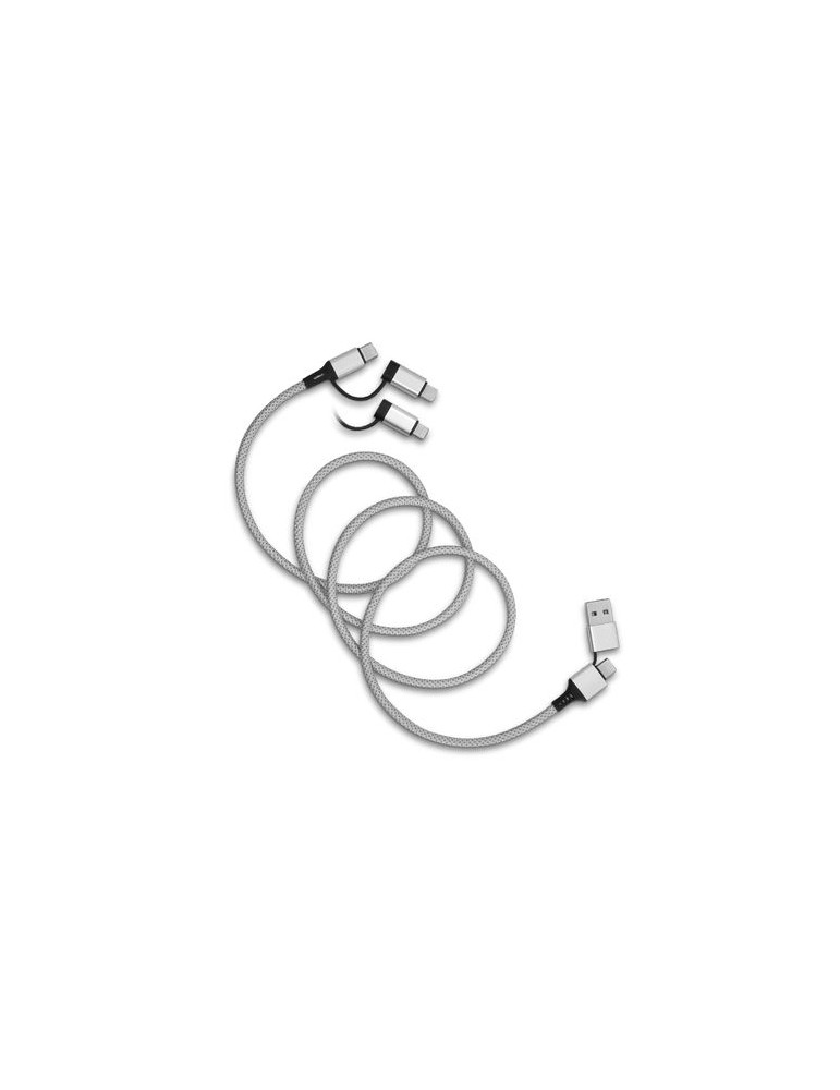 Câble de charge 6 en 1 à enroulement magnétique - objet publicitaire