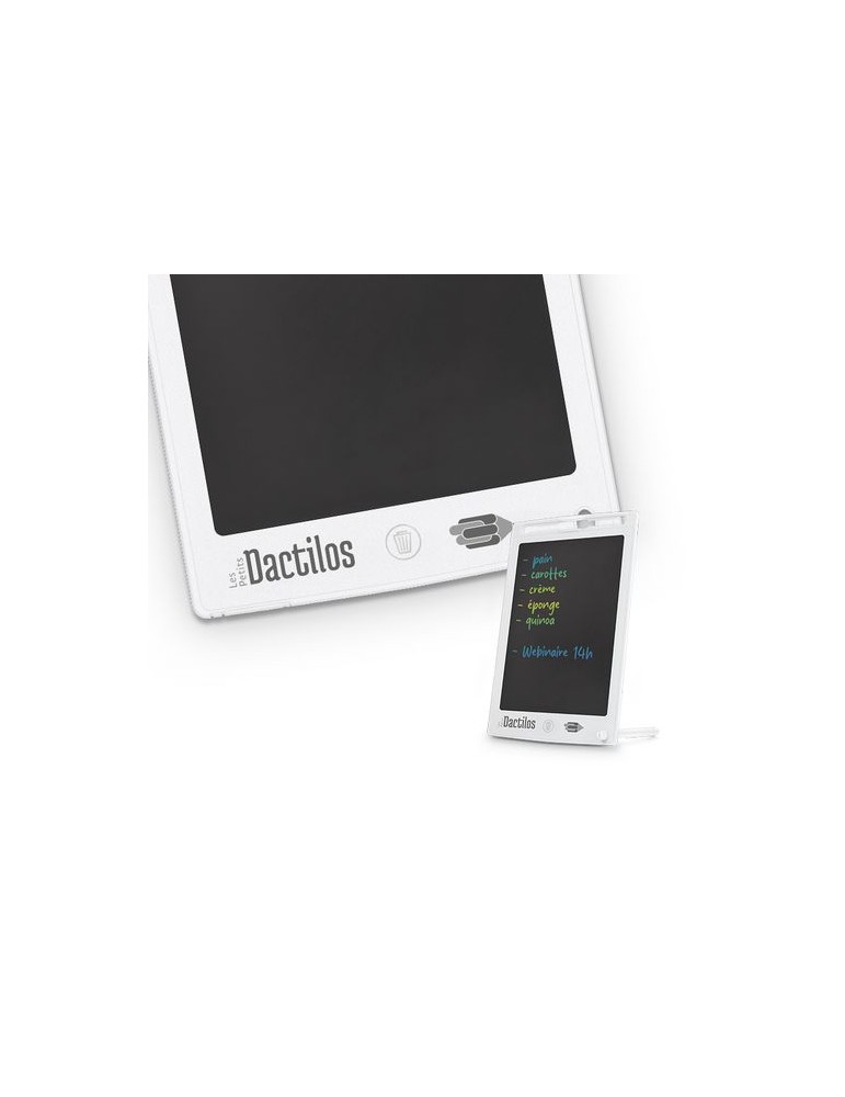 Tablette numérique LCD colorée anti-effacement 8.5 pouces - Ardoise objet promotionnel éco-responsable