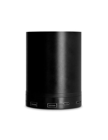 Chargeur induction 10W  avec fonction hub et pot à crayons en alu - objet publicitaire 2