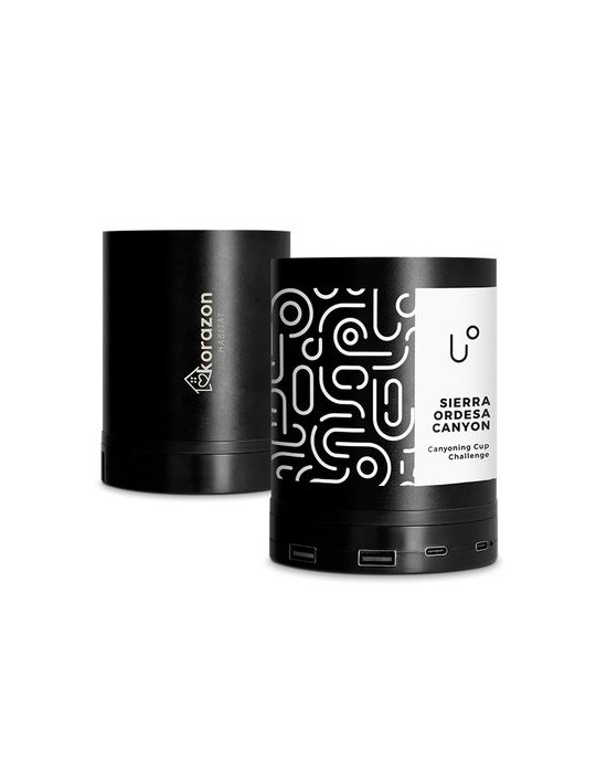 Chargeur par induction 10W avec fonction hub et pot à crayons en rAlu - objet publicitaire