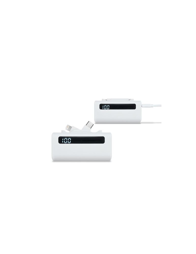 Batterie externe compacte  5000 mAh en rABS - Power Bank goodies publicitaire événementiel